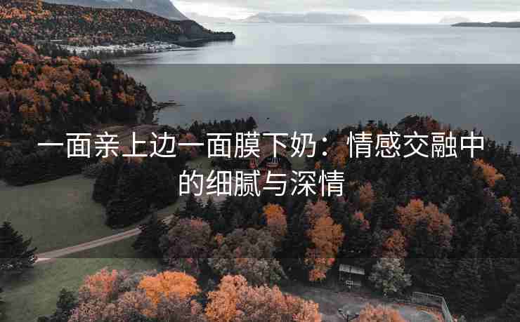 一面亲上边一面膜下奶：情感交融中的细腻与深情